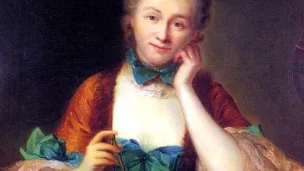 Maleri av den franske filosofen Émilie du Châtelet (1706-1749), malt av Maurice Quentin de La Tour.