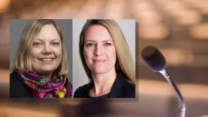 Astri Dankertsen, professor (t.v.) og Ann-Torill Tørrisplass, førsteamanuensis. Begge ansatt ved Nord universitet og redaktører for Tidsskrift for kjønnsforskning.