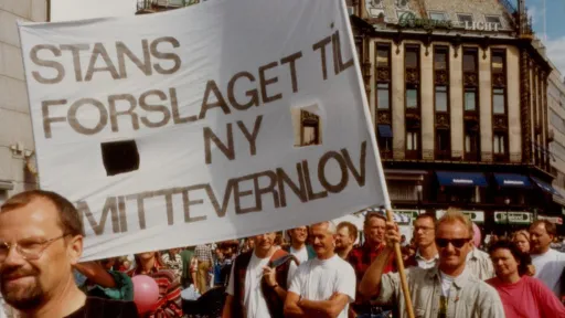 Homofile menn i demonstrasjonstog