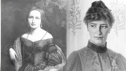 Camilla Collett og Amalie Skram