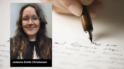 Portrettfoto av Johanne Emilie Christensen