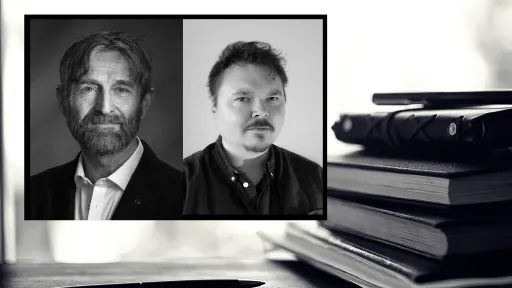 Rune Johan Krumsvik, professor og Marius Ole Johansen, forsker ved UiB