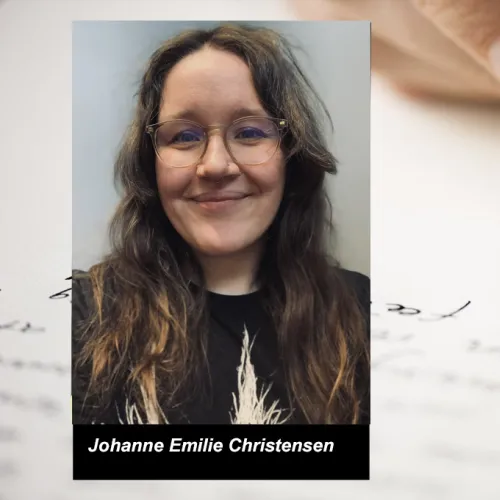 Portrettfoto av Johanne Emilie Christensen