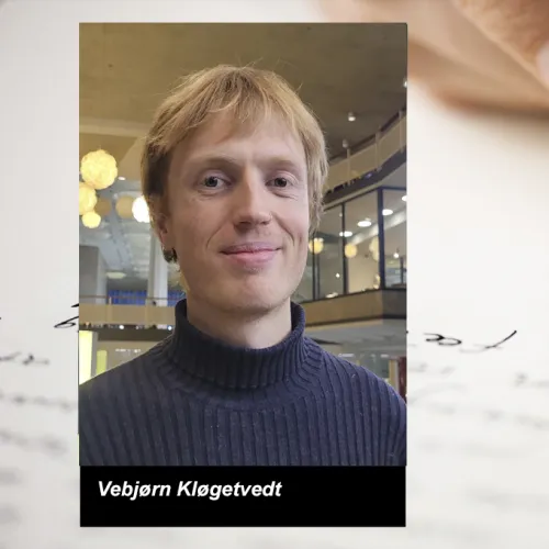Vebjørn Kløgetvedt leverte sin masteroppgave i 2024