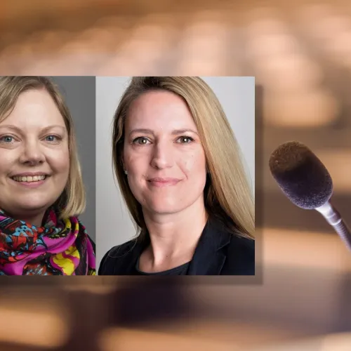 Astri Dankertsen, professor (t.v.) og Ann-Torill Tørrisplass, førsteamanuensis. Begge ansatt ved Nord universitet og redaktører for Tidsskrift for kjønnsforskning.