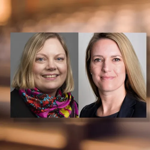 Astri Dankertsen, professor (t.v.) og Ann-Torill Tørrisplass, førsteamanuensis. Begge ansatt ved Nord universitet og redaktører for Tidsskrift for kjønnsforskning.