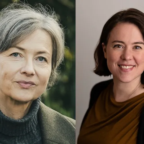 Portrettfoto av Kari Jegerstedt, professor ved UiB og Siri Øyslebø Sørensen, professor ved NTNU
