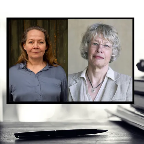 May-Len Skilbrei, professor i kriminologi og Anne Hellum, professor emerita i kvinnerett