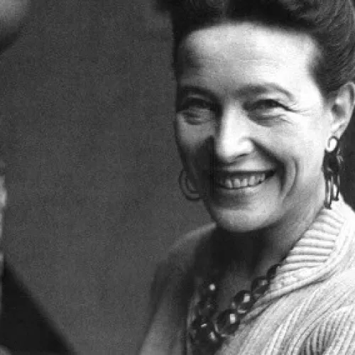 Portrett av Simone de Beauvoir