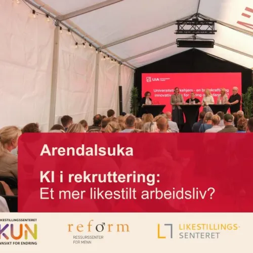 Bilde fra arrangement på Arendalsuka