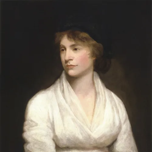 Portrettmaleri av forfatteren og filosofen Mary Wollstonecraft (1759-1797). 