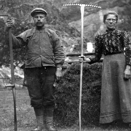 Bondemann og bondekone.