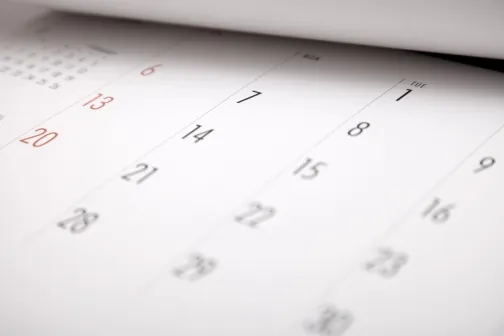 Diverse datoer i en kalender