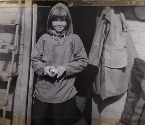 Elisabeth Eide som liten